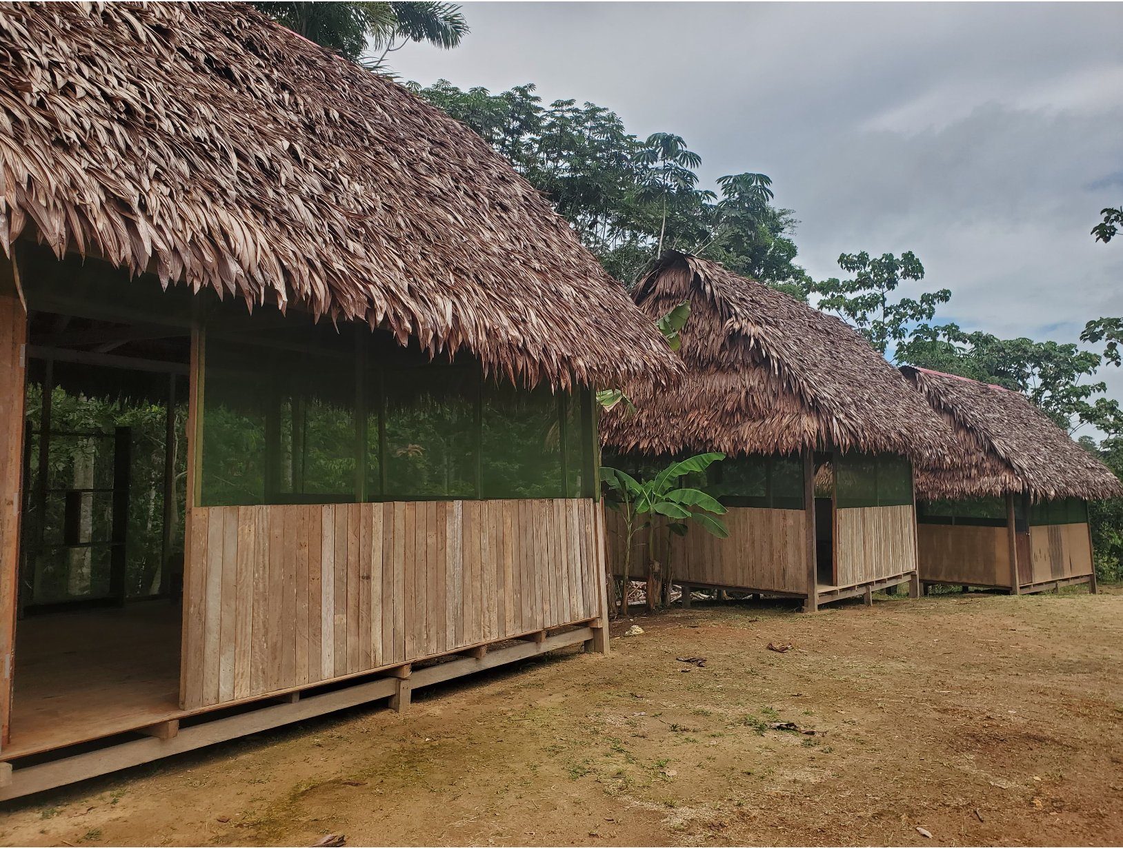 Tambo accommodations at Metsá-Kabi